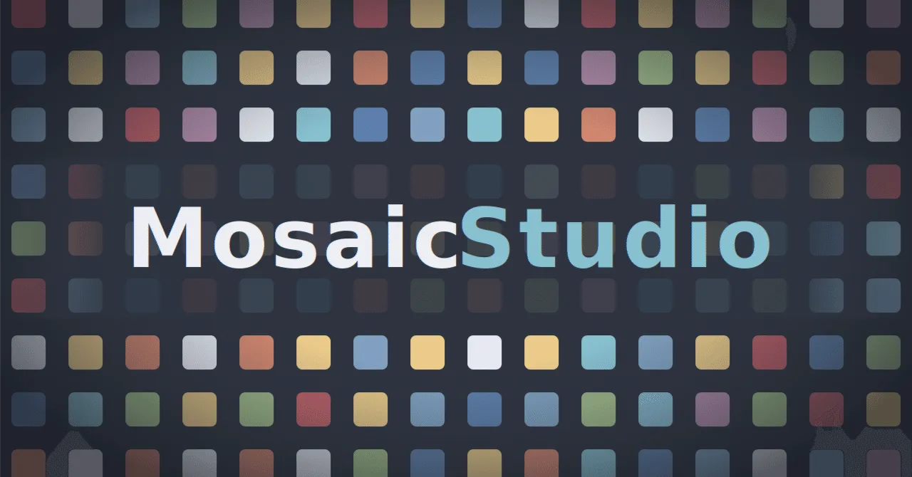 MosaicStudio のロゴビジュアル